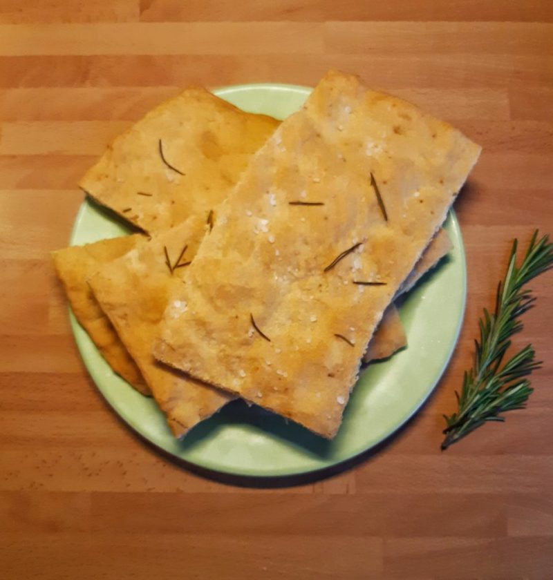 Focaccia bassa con lievito istantaneo